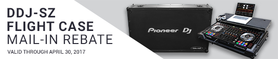 ddj-sz flight case rebate banner